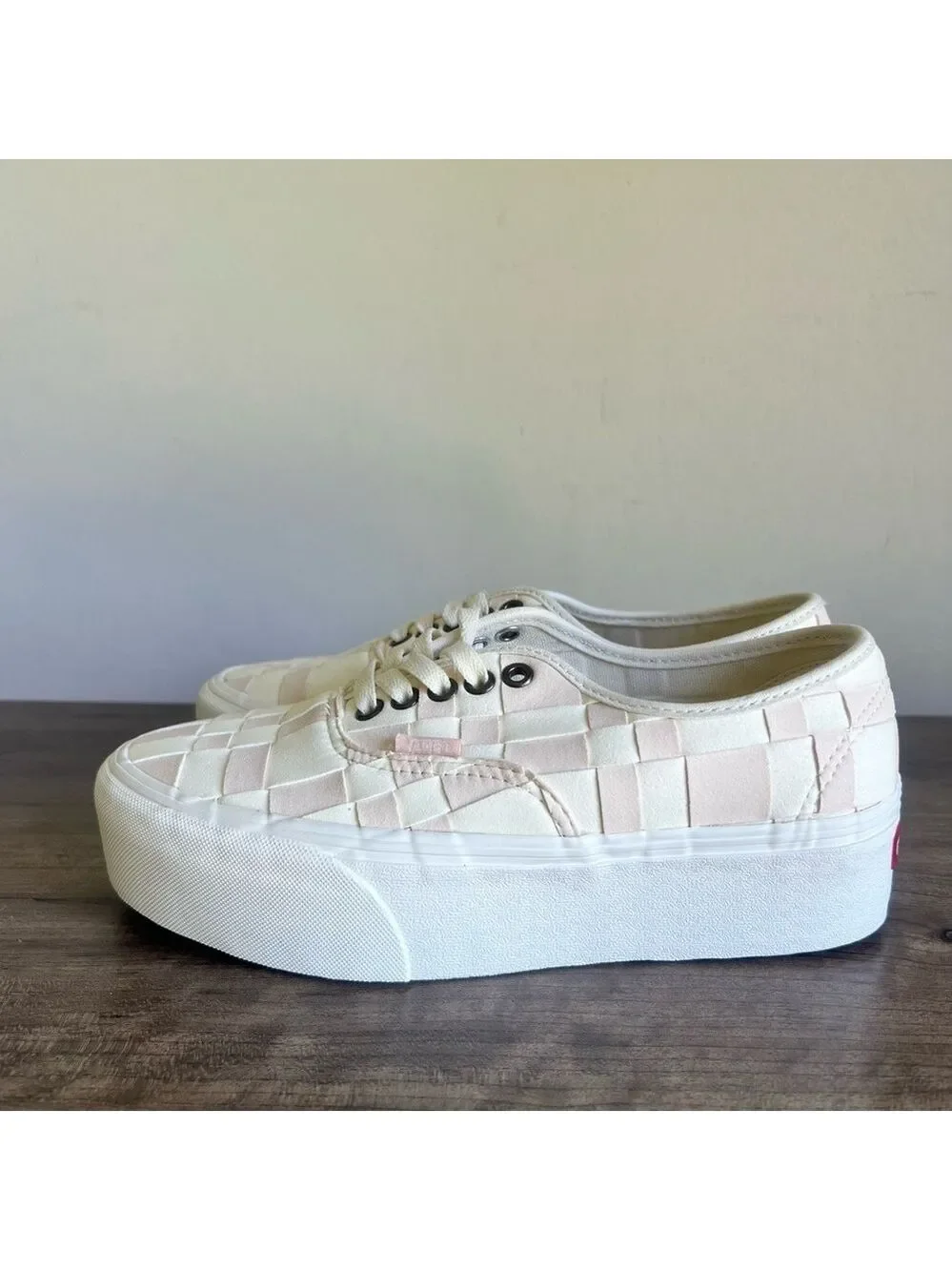 Vans NEW Women's Authentic Woven Check Stackform Ox Shoe Size 8 #237